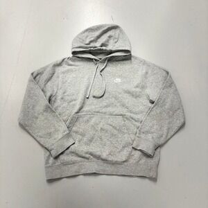 Grey Nike Sportswear Hoodie Medium